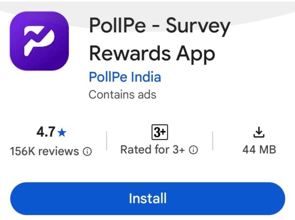 daily earn money app Pollpe servey reward app