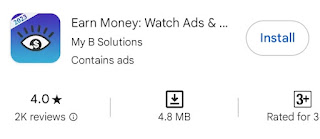 ad dekhkar paisa kamane wala app