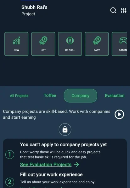Funngro App Earning Proof and Projects