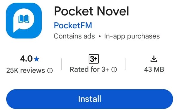 Pocket Novel App Earn Money Hindi