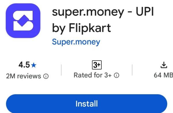 super money UPI payment ke liye naya cashback dene wala app hai
